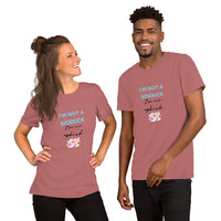 We Stay Servin' "I'm Not a Sidekick I'm an Upkick" Short-Sleeve Unisex T-Shirt (Scribble Logo)